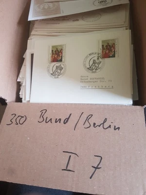 Belegefundgrube 350 Fdc's First Day Covers Letters Documents Waist Frg Berlin I7 - Image 1 of 4