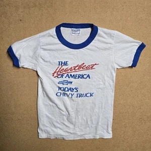 Vintage Chevy Heart Beat T Shirt Gr. S 80er Single Stitch Chevrolet Truck Vintage - Bild 1 von 5