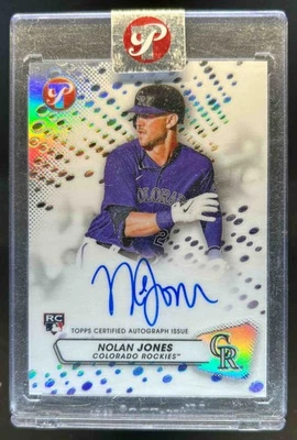 2023 Topps Pristine Nolan Jones Auto RC Rookie #PA-NJ Rockies - Image 1 of 2