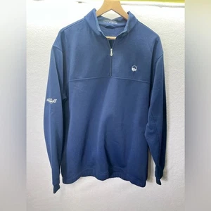 Nike Golf Embroidered Long Sleeve Pullover Mens L therma Fit Warm preppy 2500 - Picture 1 of 10