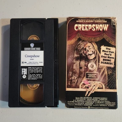 Creepshow VHS 1987 George A Romero Stephen King Horror Used Foto 1 de 4