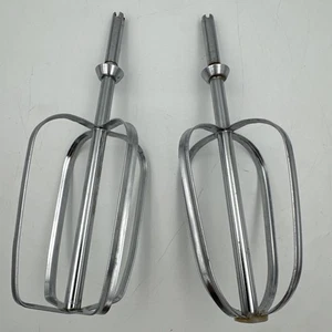 Vintage Sunbeam 12 Geschwindigkeiten Mixmaster Mixer 2360 Set 2 Rührbesen OEM Ersatzteile - Bild 1 von 7