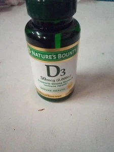 Nature's Bounty NRT29176 Vitamin D3 5,000 IU - 150 Rapid Release Softgels - Picture 1 of 1