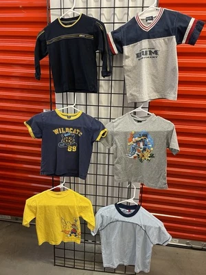 LOTE DE 6: Camisas juveniles vintage Y2K para niños, ¡tallas mixtas! (3T-7T) Gap, Nike, BUM, etc. Foto 1 de 4