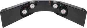 Quickcar Racing Products 61-6724 - 4-Gauge Molded Dash Op/ Wt/Ot/Fp Black - Picture 1 of 1