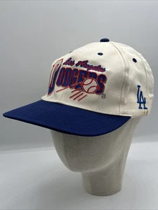 Gorra de béisbol Buffalo de colección de los Dodgers de Los Ángeles años 90 Snapback Script Hat - Imagen 1 de 6