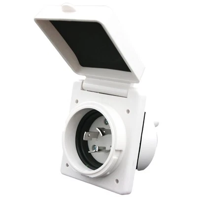 Attacco elettrico terrestre 16A presa terra marina barca 220-250 Volt IP44 - Immagine 1 di 4