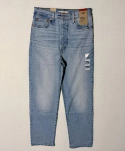 NWT Levi's Women's Ultra-High Rise Ribcage Straight Jeans All Alone 29x32 - Picture 1 of 6