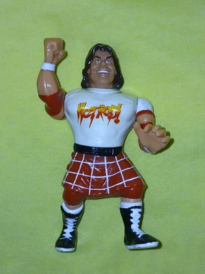 1991 ROWDY RODDY PIPER  TITAN SPORTS ACTION FIGURE  HASBRO WWE WWF - Image 1 of 4