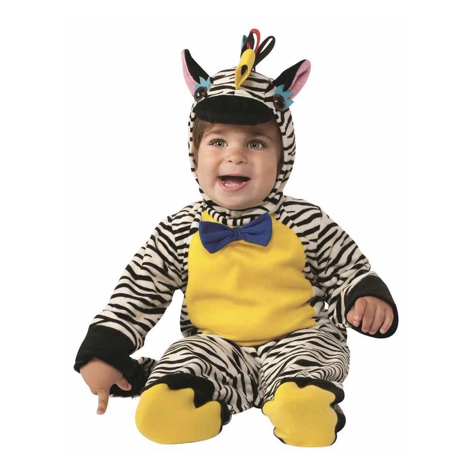 Colección Arca de Noé Cebra, Disfraz de Halloween Infantil 6-12 Meses NUEVO Foto 1 de 2