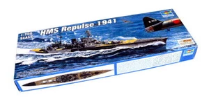 TRUMPETER 05763 Modelo Militar 1/700 Buque de Guerra HMS Repulse 1941 Escala Hobby P5763 - Imagen 1 de 1