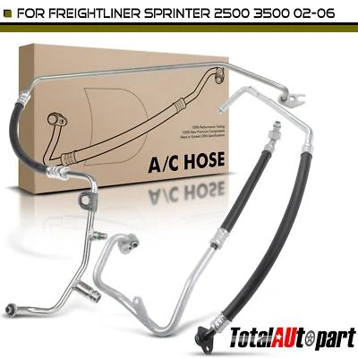 Manguera de succión y descarga de aire acondicionado y líquido para Freightliner Sprinter 2500 3500 2,7 L Foto 1 de 4