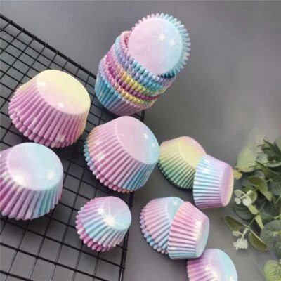 1000pcs Greaseproof Paper Muffin Baking Cups Disposable Muffin Liners - image 1 of 4