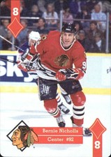 1995-96 Hoyle Western Playing Cards #47 Bernie Nicholls