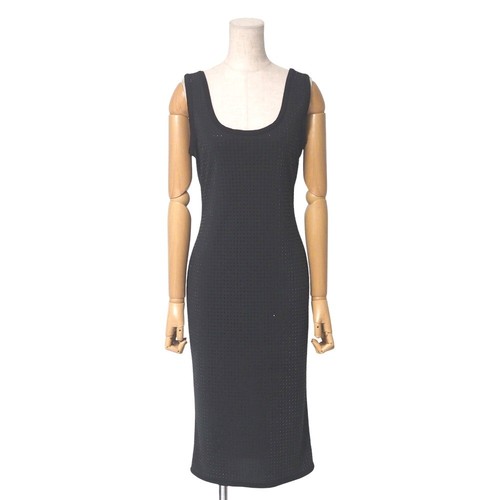 Versace Jeans pezzo unico taglia 40 smanicato punto gioiello con logo tessuto marcato...