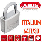 ABUS Titalium curtain lock padlock 64TI/30 various closing