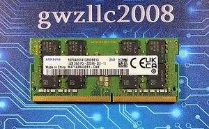 16GB PC4-25600 DDR4-3200MHz 2Rx8 Non-ECC Samsung M471A2K43EB1-CWE - Photo 1/2