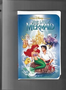 The Little Mermaid BANNED Cover Disney Artwork VHS 1989 Clamshell - Picture 1 of 1