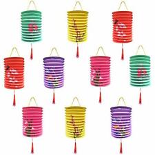 Chinese Paper Lantern and Japanese Decorations, 10 Multicolor Hanging Flower