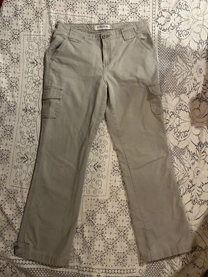 Pantalones cargo hidráulicos tostados para mujer, vintage Y2k principios de la década de 2000 talla 5/6  Foto 1 de 4