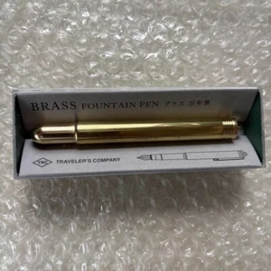 TRC Traveler's Company Solid Brass Fountain Pen Fine nib - Picture 1 of 9
