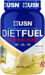 USN Diet Fuel UltraLean Vanilla 1KG: Meal Replacement Shake, Diet Protein Powder