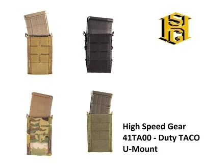 HSGI High Speed Gear 41TA00 Duty RIFLE TACO U-MOUNT - ALL COLORS! - NEW - Image 1 of 4