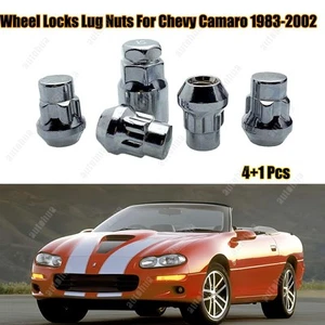 For Chevrolet Camaro 1983-02 M12 x 1.5 Anti-Theft Wheel Locks Lug Nuts Cone Seat - Picture 1 of 9