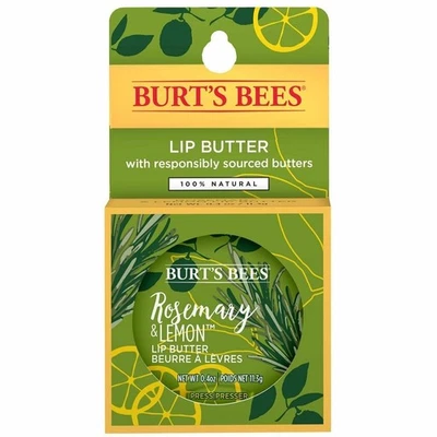 Mantequilla labial hidratante 100 % natural Burt's Bees con romero y limón, 6 latas Foto 1 de 4