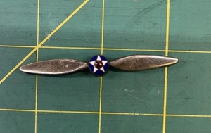 Air Force USAAF Sterling Silver Propeller Brooch Ww2 Era - Picture 1 of 5