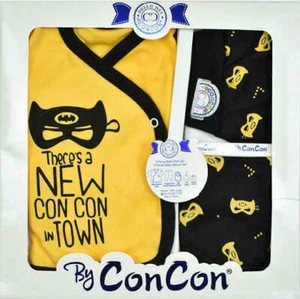 New Born Set Batman Baby Boy Gift Set of 5 pieces Baby Shower Gift - Picture 1 of 3