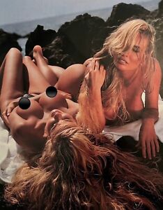 *SEXY* Jumeaux Barbi / modèles Playboy nus, affiche 18x24 pouces / imprimé
