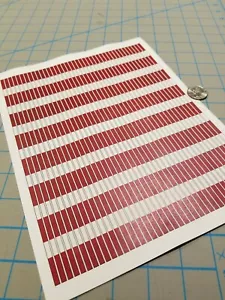 Nueva hoja de calcomanías de ""cinta reflectora"" para escala 1:12/1:14/1:16 - cinta de conspicuidad - Imagen 1 de 2