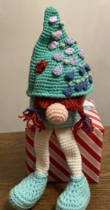 "GANCHILLO A MANO AMIGURUMI PELUCHE NIÑA SIRENA GNOMO 19""" - Imagen 1 de 4
