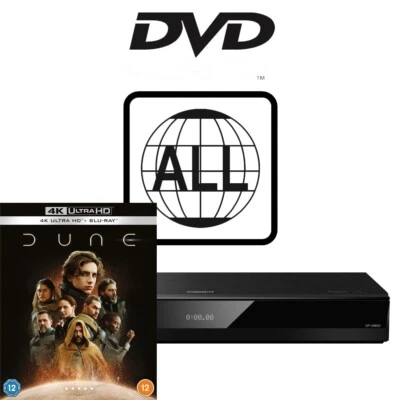 Panasonic Blu-ray Player DP-UB820 MultiRegion for DVD 4K inc Dune UHD - Image 1 of 4
