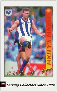1995 Select AFL Series 2 Footy's Finest Foil Card FF3 Wayne Carey(Nth Melbourne)