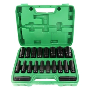 1/2" Drive Master Impact Sechskant Bit Set, 20 Stück Sechskantschrauber Steckschlüsselsatz, Inbus Bit - Bild 1 von 10