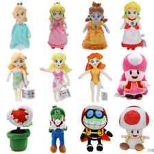 Super Mario Bros Peach Toadette Toad Daisy Rosalina Luigi Plush Toys Dolls Gifts