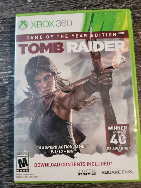 Tomb Raider -- Game of the Year Edition (Microsoft Xbox 360, 2014)  ***TESTED***