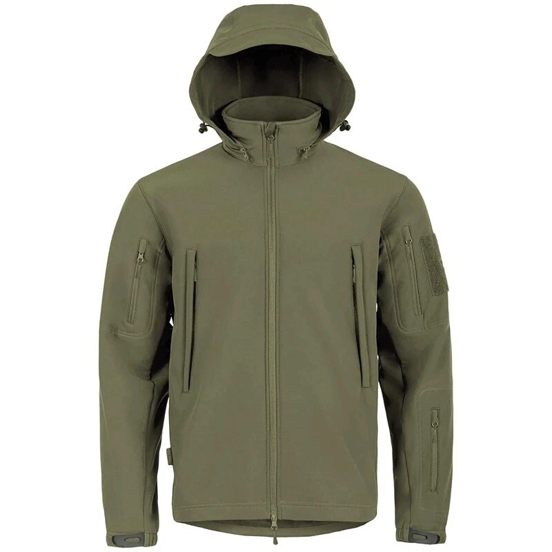 Jaqueta Highlander Tactical Softshell Resistente à Água Estilo Exército Ranger Verde - Imagem 1 de 1