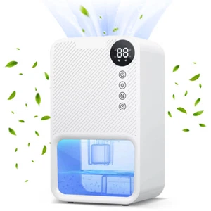 Dehumidifier 200 Sq. 1100ml Water Tank Dehumidifier for Home Bedroom Bathroom - Picture 1 of 22