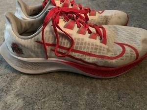 NIKE TEAM ISSUED AIR ZOOM PEGASUS 37 OHIO STATE BUCKEYES PE RUNNING SHOES - Picture 1 of 12