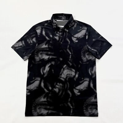 $80 NWT Men's ADIDAS Golf Black Ultimate 365 Movement Stretch Mesh Polo Tee Top - Image 1 of 4