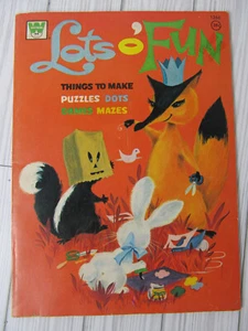 Vintage Whitman Lots O Fun Coloring & Activity Book 1975 Puzzles Games Dots S3 - Bild 1 von 8