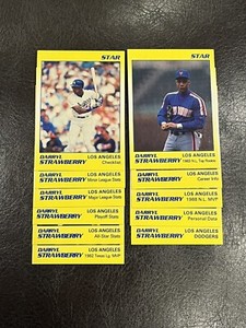 1991 Star Company Darryl Strawberry Complete Set 1-11 NM-MT Sharp! RARE!!