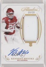 2022 Panini Flawless Collegiate 8/10 Kennedy Brooks RPA Rookie Patch Auto RC