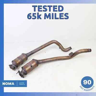 Juego de tubo de escape lateral izquierdo y derecho 16-19 Jaguar X351 XJL XJ 3,0 L OEM 65k Foto 1 de 4