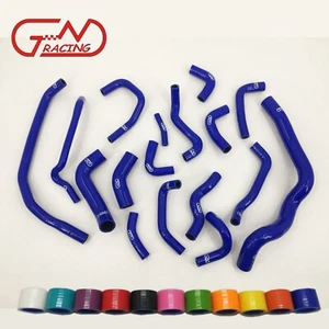 Fit VW Golf MK6 1.4 TSI TSi 2009-2012 Silicone Radiator Coolant Hose Kit Black - Picture 1 of 11