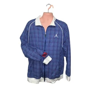 Vintage 90s Jordan blue full zip jacket sizeXXL #1401 - Picture 1 of 6