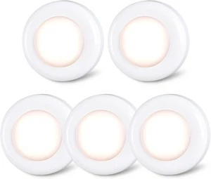 Push Tap Light, Mini Night Touch LED Puck Lamp, Portable Under Cabinet Lighting - Picture 1 of 7
